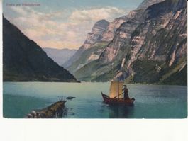 Klöntalersee 1919 mit ST Streiff Vorauen