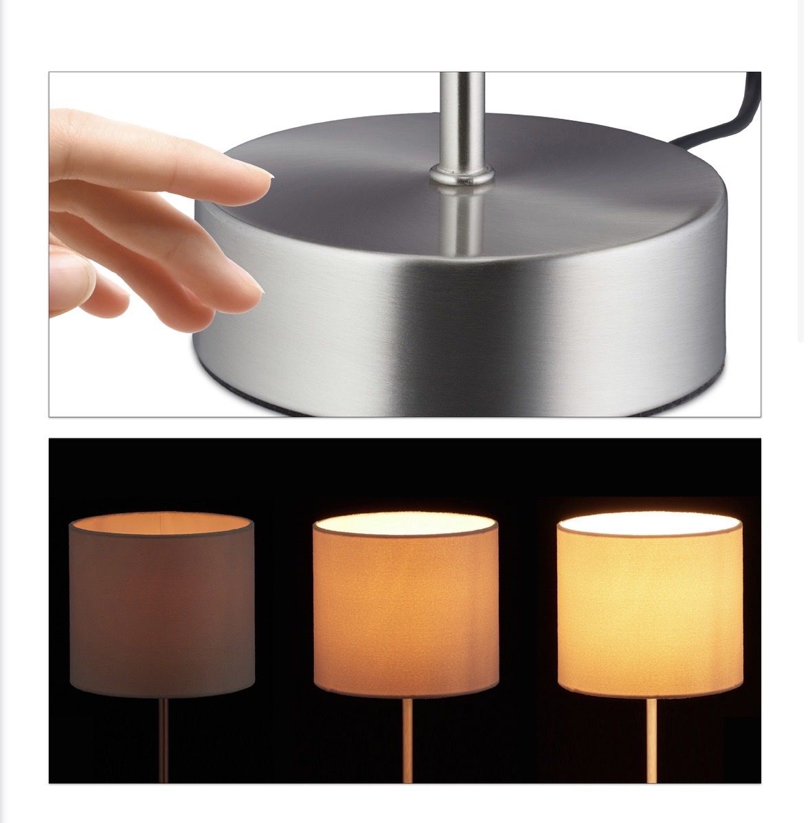 Lampade: Nachttischlampe Touch Funktion im Doppel – Usato da Sigriswil venduto da fairyc3s 1