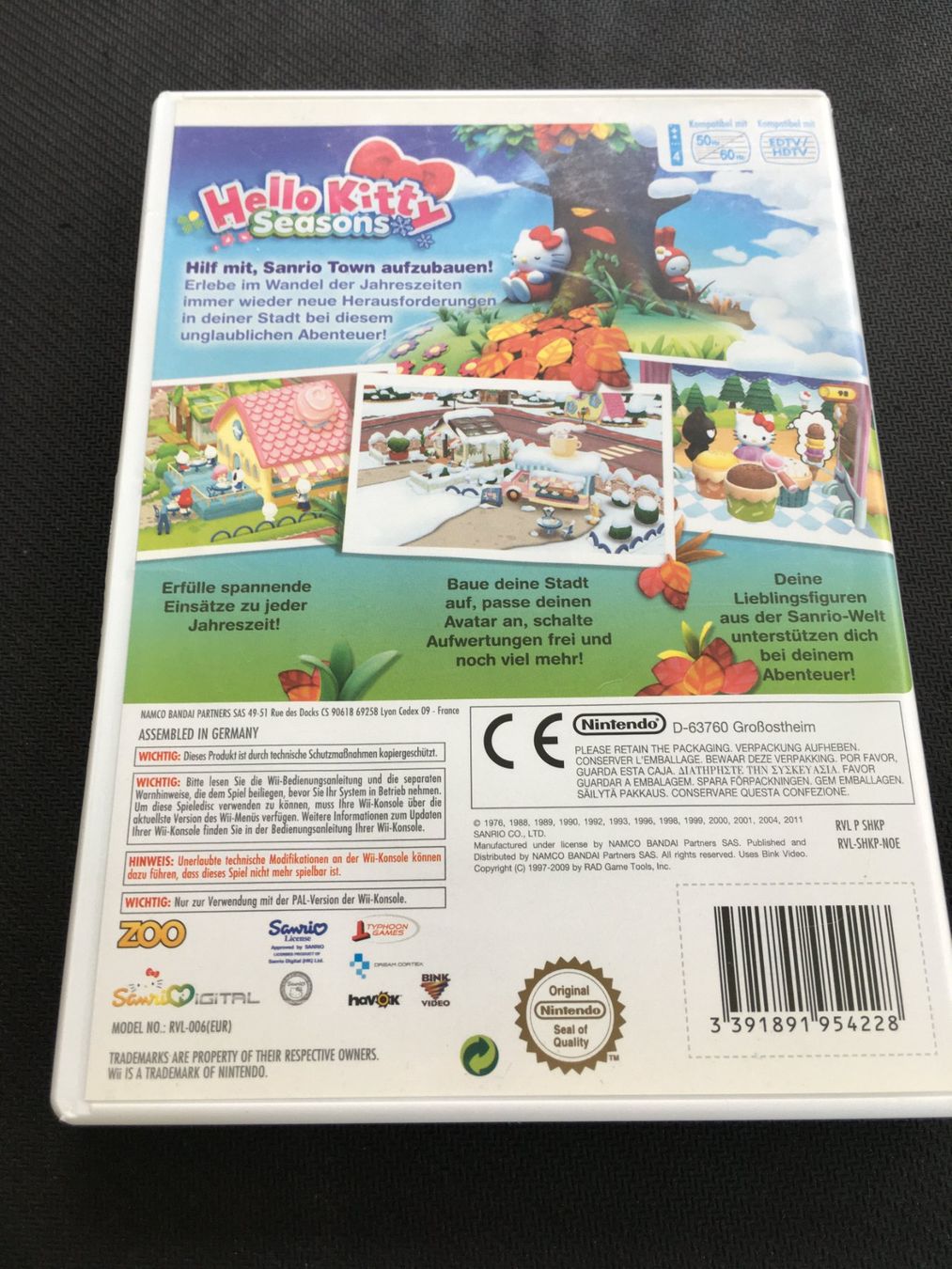 Nintendo Jeux: Hello Kitty Seasons - Nintendo Wii – D'occasion à St.Gallen par Punktchen01 1