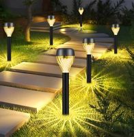 Neues autom. LED Solar Stableuchten-Set mit 10 Warm-Lichter