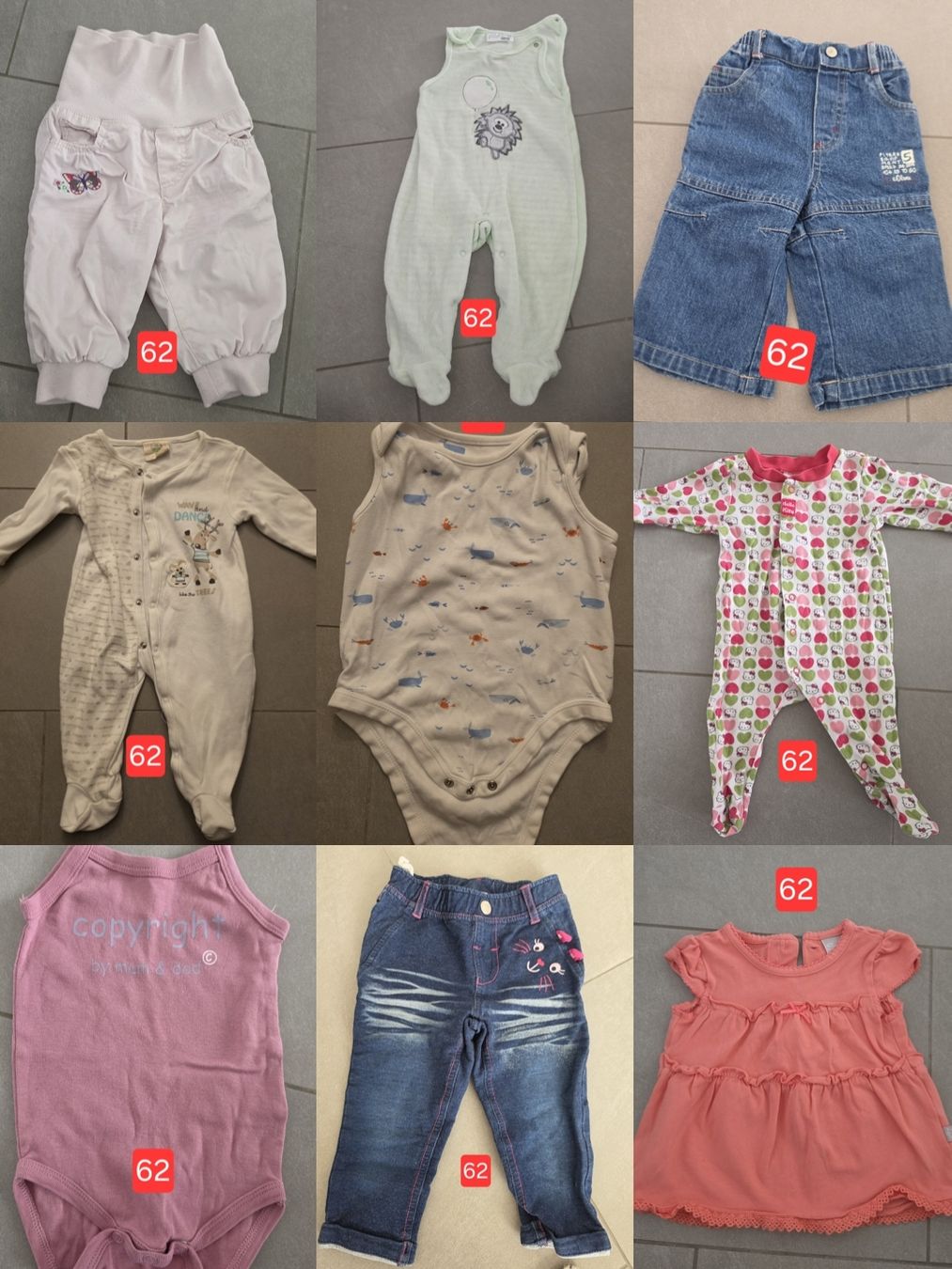 Lotti & Set di vestiti: 62 Kleiderpaket Baby – Usato da Fislisbach venduto da Andreafa