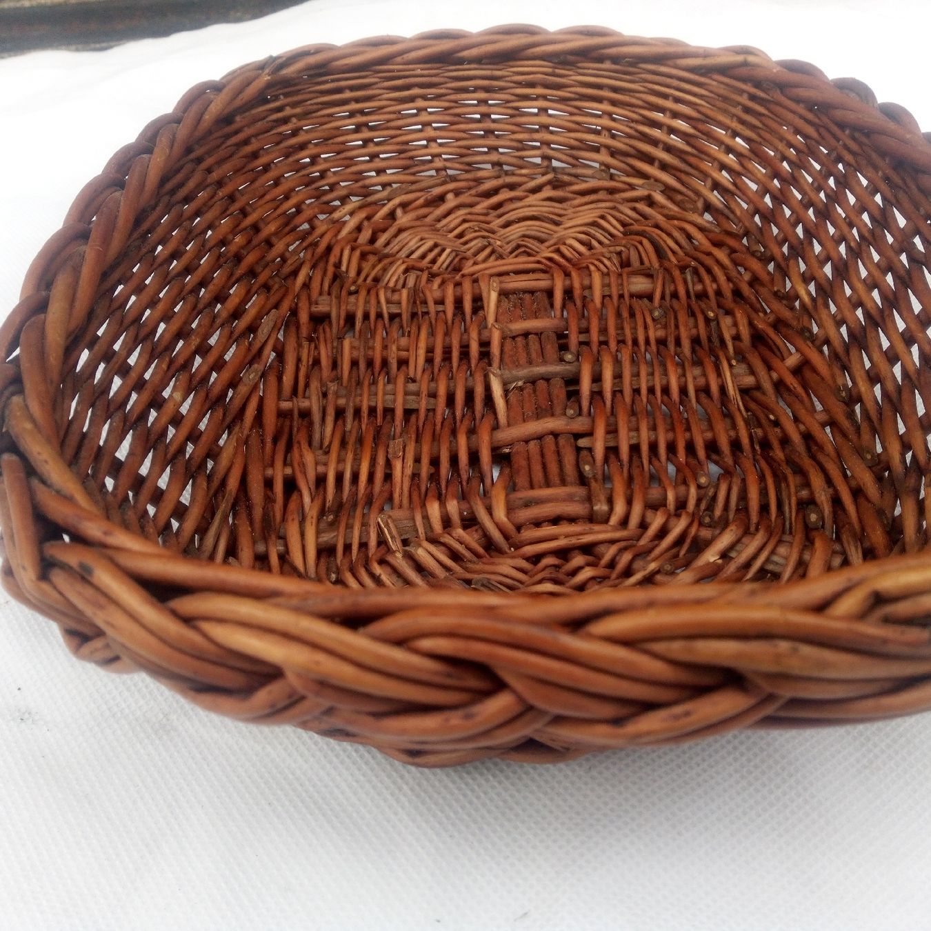 Contenitori & Simili: Geflochtener Korb, 30x22cm Brotkorb, Obstkorb – Usato da Luzern venduto da toenu23 2
