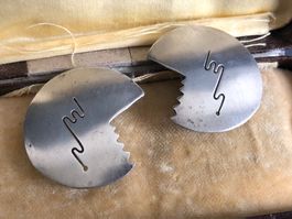 Silber Ohrclips 800