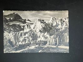 1930 Ansichtskarte Furkastrasse Rhonegletscher (V357)