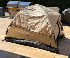 NORDKAP Easy Up 200 Zelt Kuppelzelt braun sehr guter Zustand