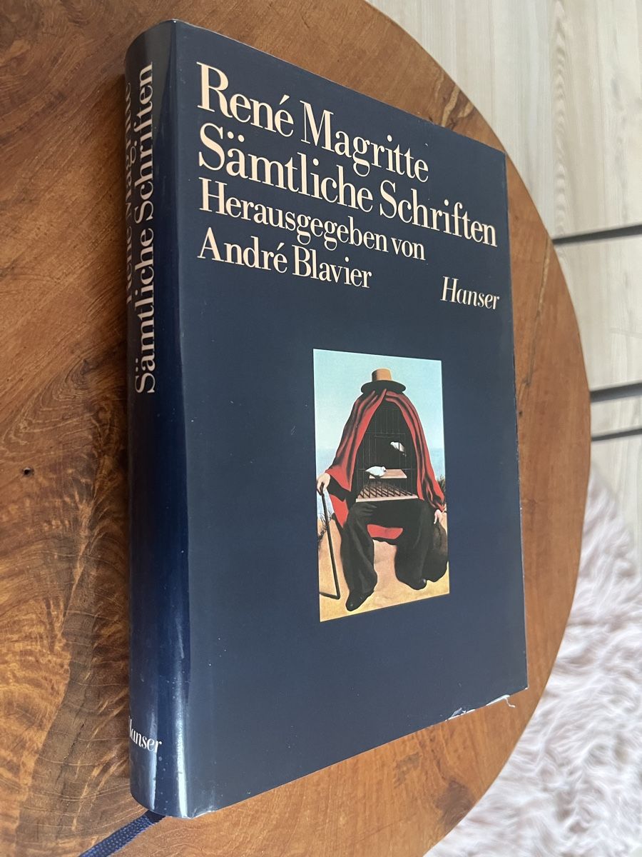 Libri: René Magritte- Sämtliche Schriften – Usato da Romanshorn venduto da Apfelschuss