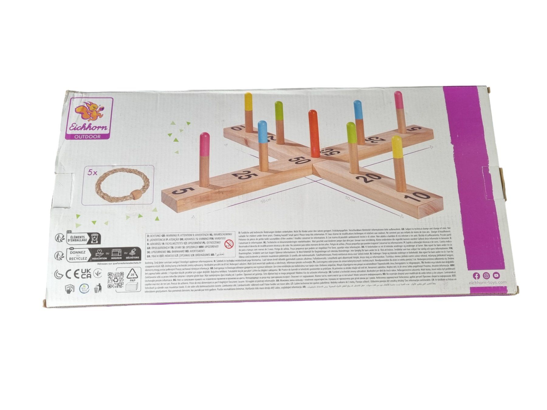 Eichhorn Giochi: EICHHORN OUTDOOR Ringwurfspiel – Nuovo (secondo la descrizione) da Wangen b. Olten venduto da Restwert_Wangen 1