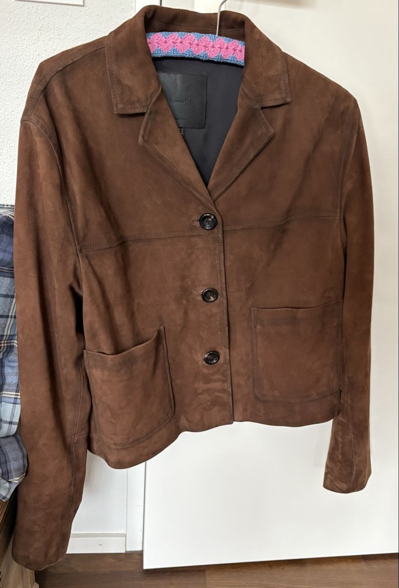 Massimo Dutti Giacche: Massimo Dutti Wildleder Jacke Gr. XL – Usato da Baden venduto da est_92cz
