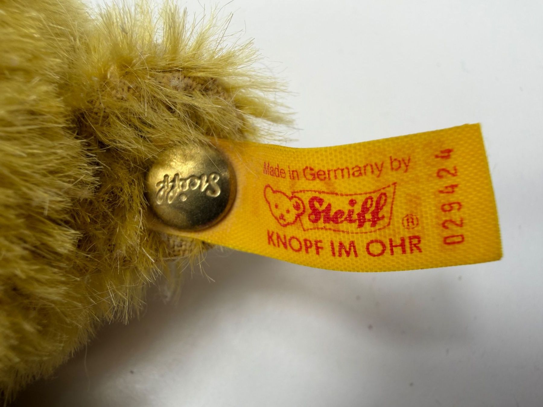 Steiff Spielzeuge: STEIFF Teddybär Petsy (#029424) Höhe 17 cm ca. 1990 – Gebraucht aus Zürich von Arche_Brockenhaus 5