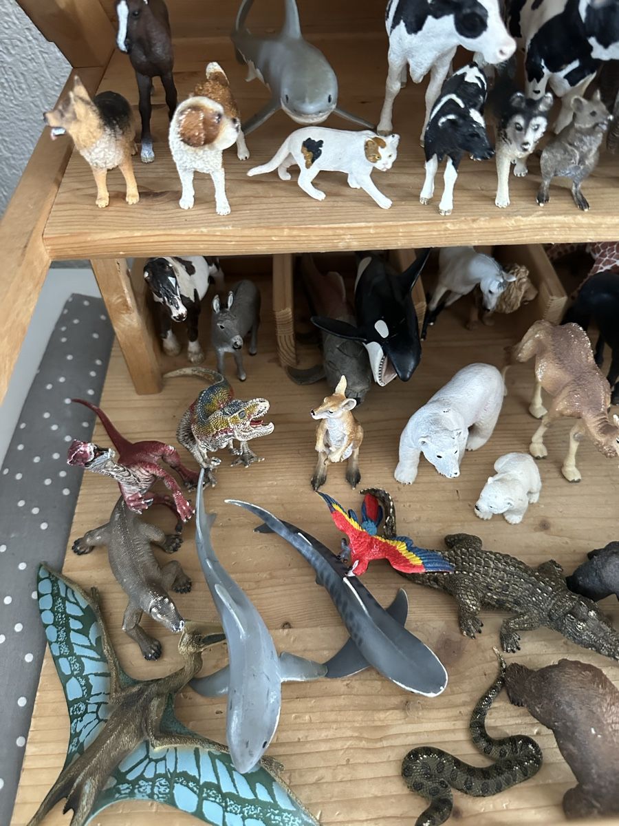 Schleich Giocattoli: 65 schleich Tiere mit Holzhaus – Usato da Wettingen venduto da hak_52m8 1
