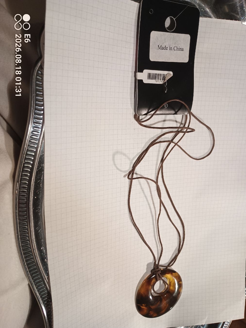 Catenine: Lange Kette mit Anhänger – Nuovo e nell'imballaggio originale da Zürich venduto da Mitzi6