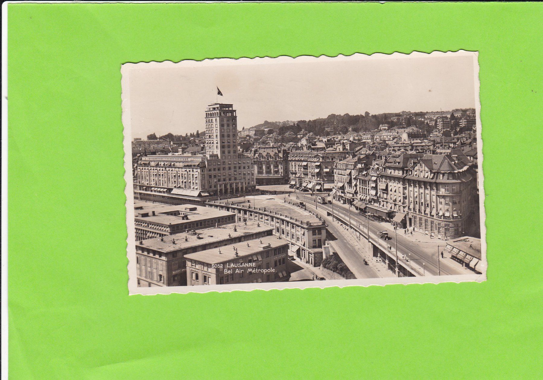 Cartoline postali: Lausanne Bel Air – Usato da St. Peterzell venduto da neckertal