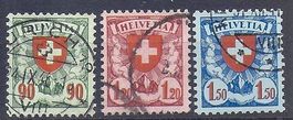 PROPAGANDE TYPE ECUSSONS No. 163y - 165y