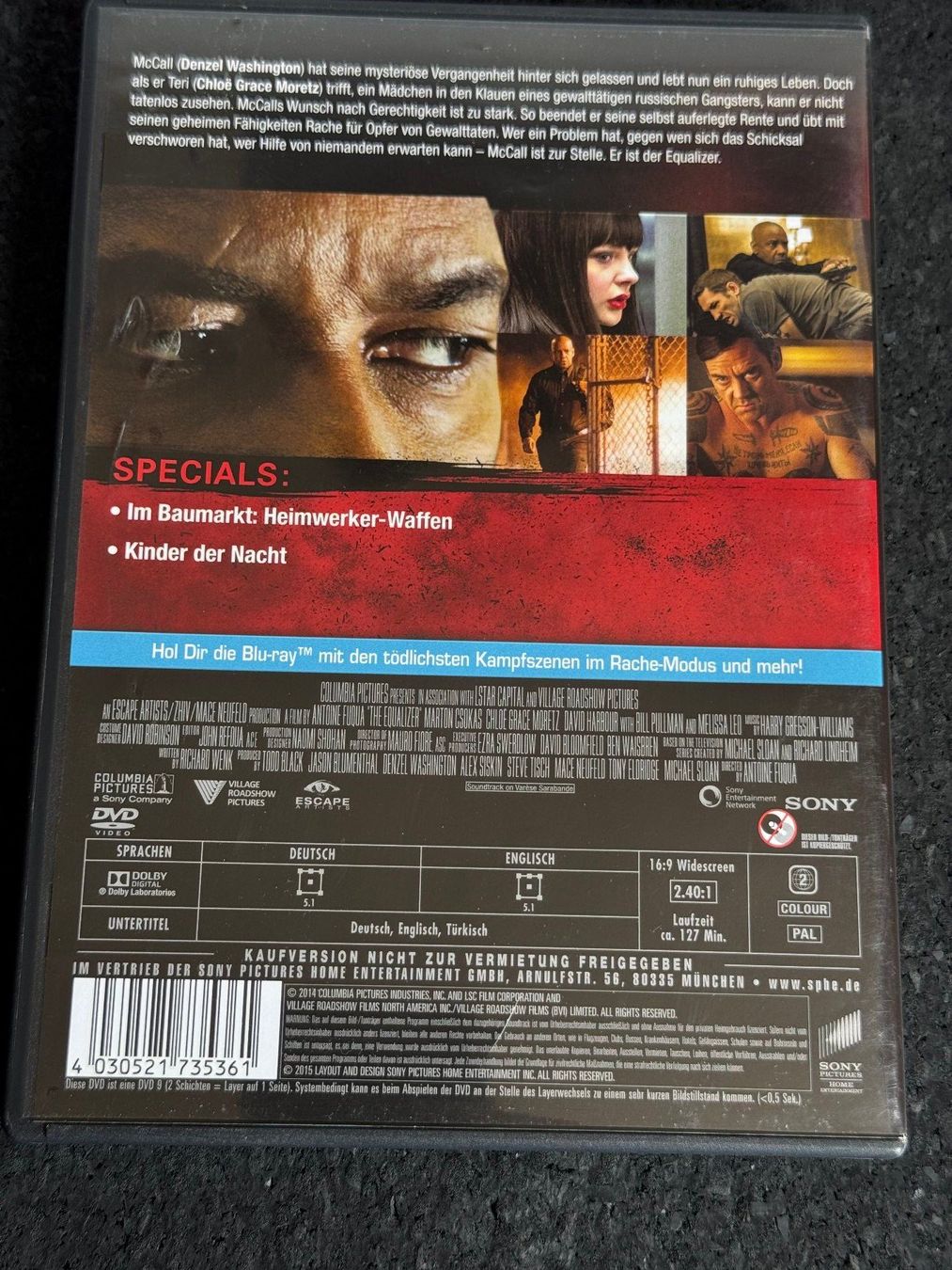 Alle DVDs: The Equalizer DVD DE/EN Denzel Washington – Gebraucht aus Fribourg von tschjoly 1