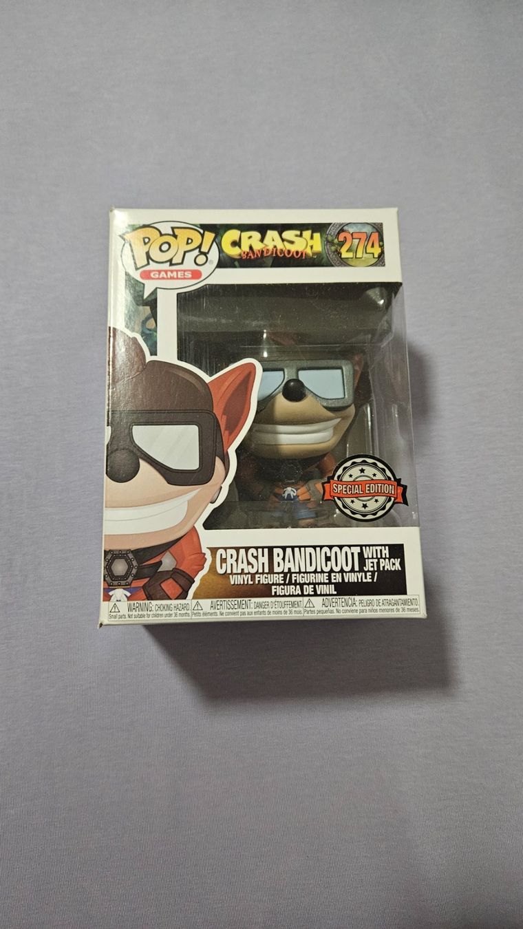 Spielzeuge: Funko Pop Crash Bandicoot with Jet Pack – Gebraucht aus Marly von carolina.alegre