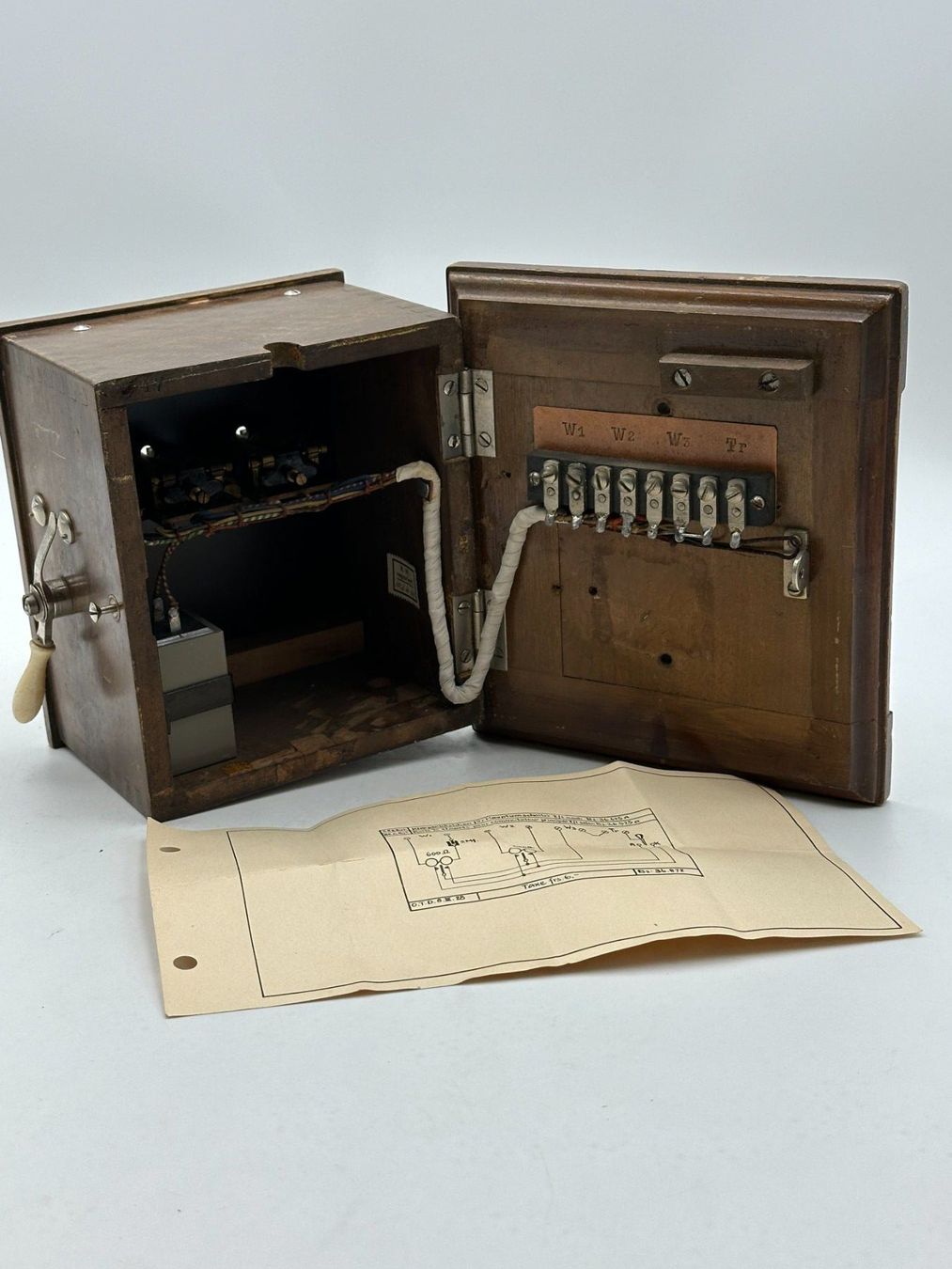 Téléphones: Klappenkästchen Hauptumschalter antike Telefontechnik – D'occasion à Luzern par Lager6640
