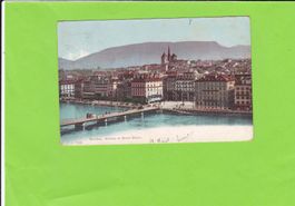 Genève. Salève et Mont Blanc