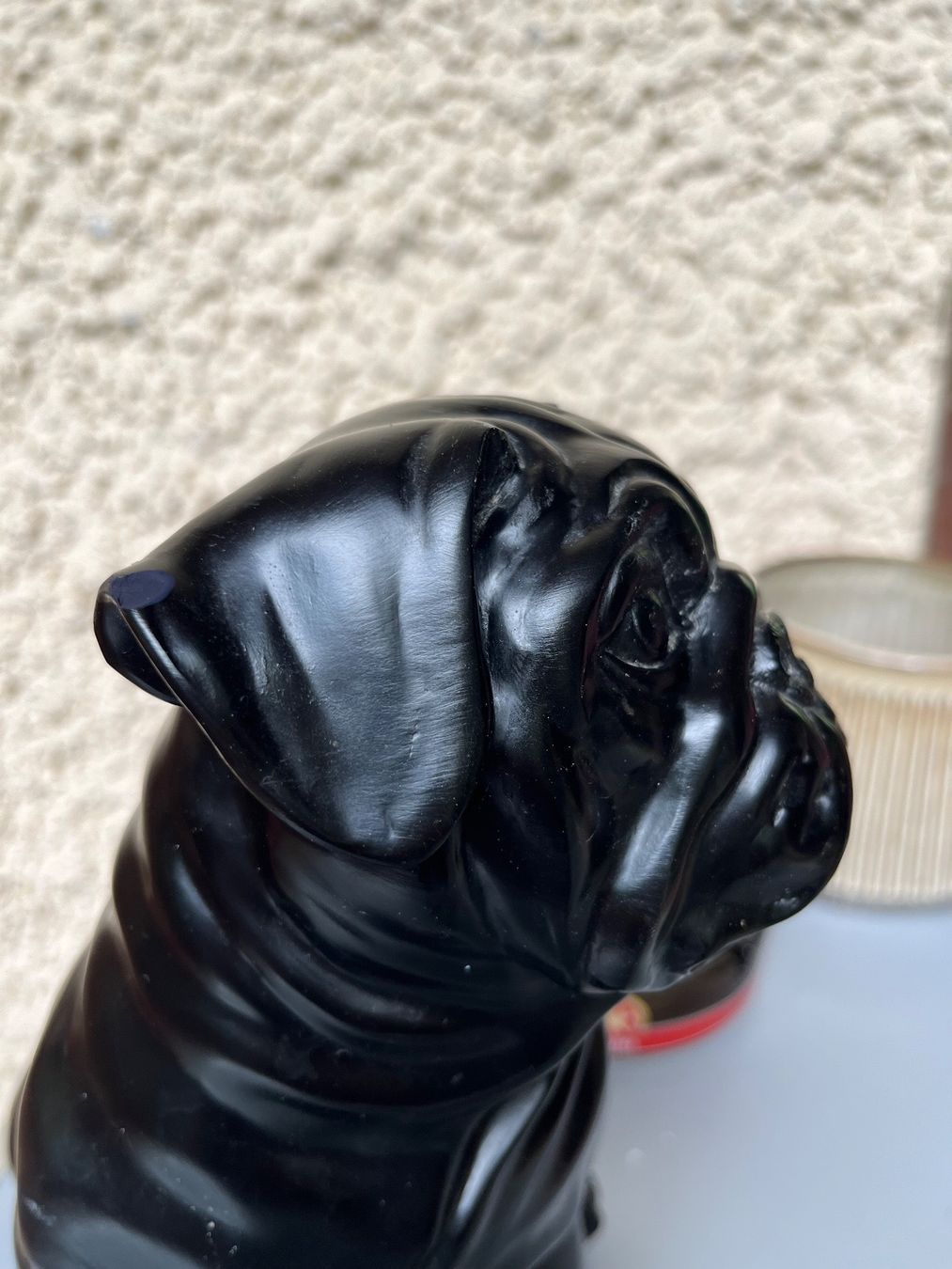 Figuren: French Bulldog Mops Figur schwarz sitzend süss – Gebraucht aus Winkel von Tongabonga 4