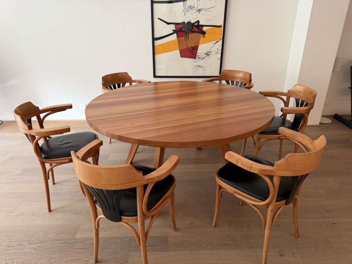 Set di tavolo e panche: Holz Esstisch mit 6 Stühlen – Usato da Zürich venduto da lis_598l