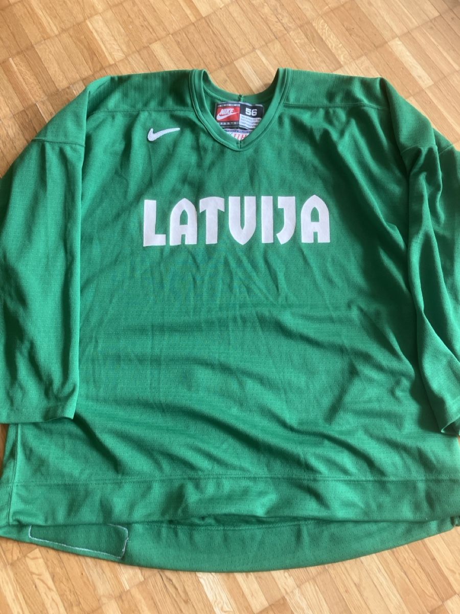 Nike Canottiere & Pantaloni: Eishockey Trikot Latvia – Usato da Steffisburg venduto da muggenstutz31
