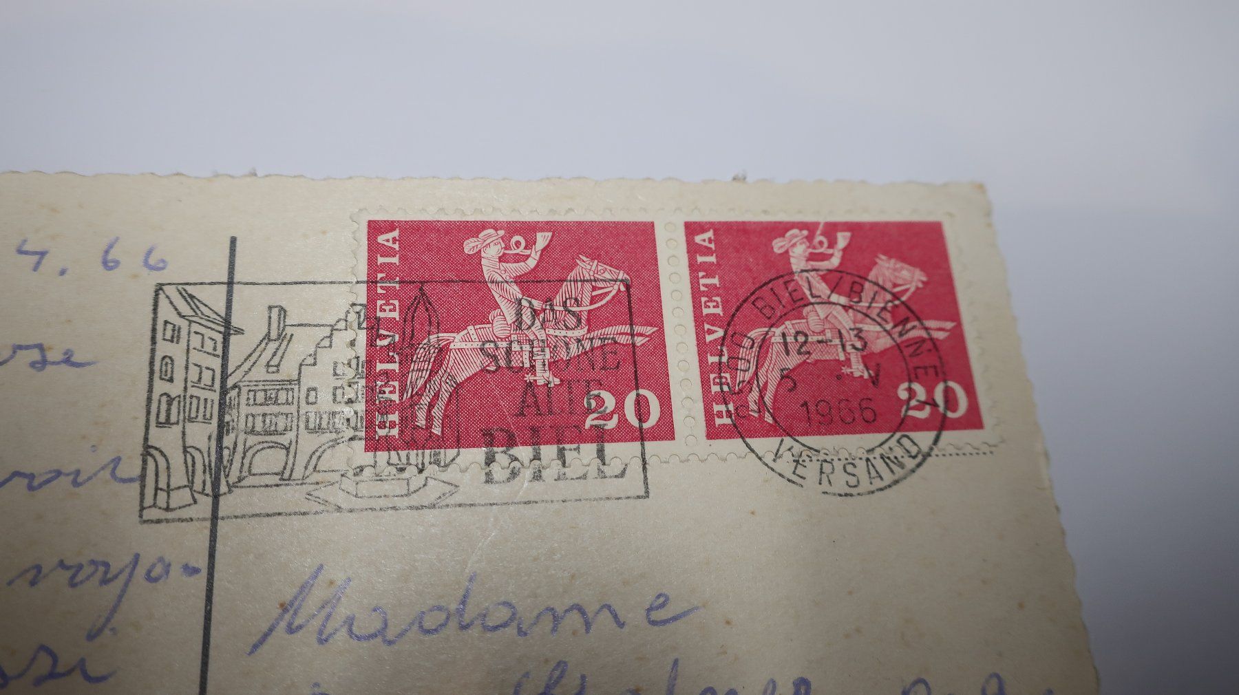 Ansichtskarten: Biel Bienne Multivues – Gebraucht aus Cormoret von Pascalll2001 4