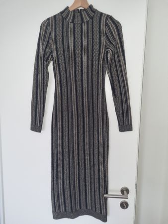 Reiss Kleid in Schwarz/Gold Gr. S, neuwertig