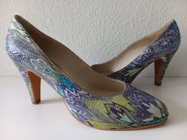 SYLVIA KLEMENS Chaussures en cuir / Leder Schuhe N° 39