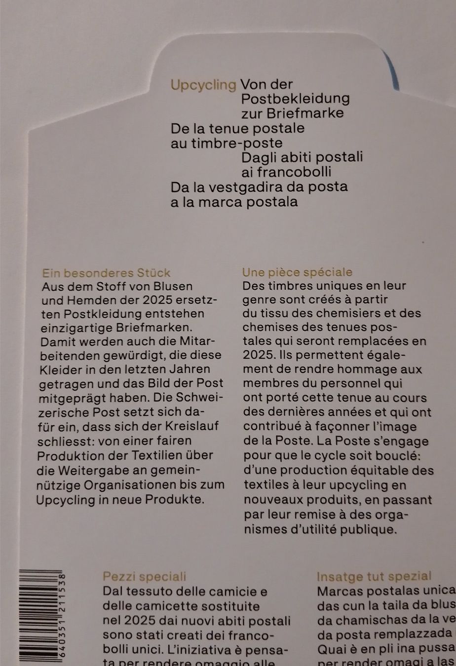 Tutti i francobolli: zierbogen "upcycling" ** – Nuovo (secondo la descrizione) da Zürich venduto da var_gmw9 1