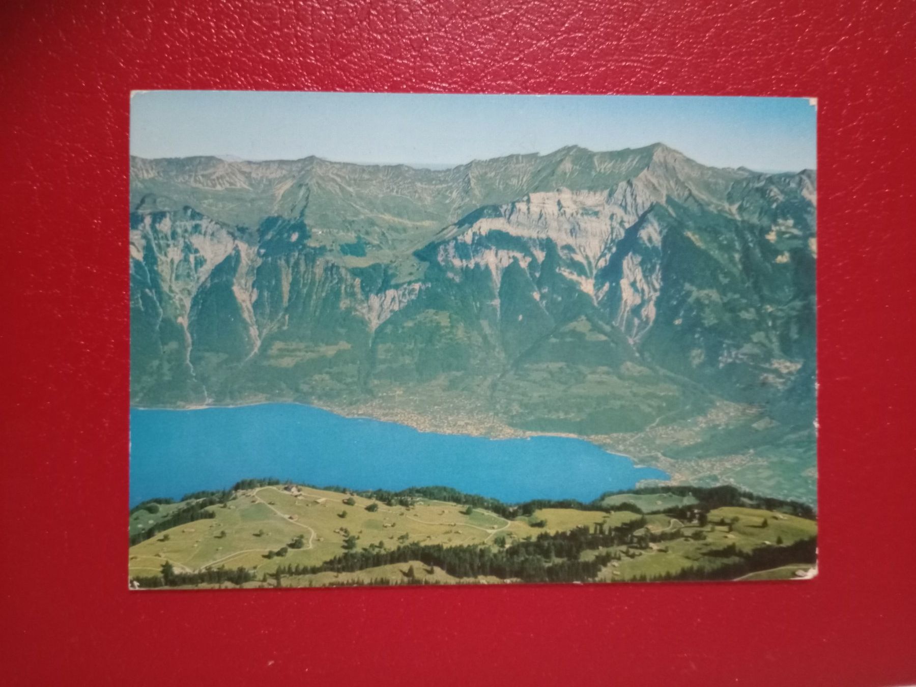 Ansichtskarten: Axalp Blick auf den Brienzersee 1973 – Gebraucht aus Küttigen von Melisch1000