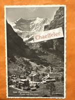1943 10623 Grindelwald Kirche mit Schulhaus