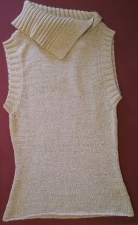 Vintage Strick-Oberteil / beige / Grösse S/M