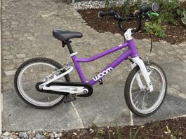 Kinder Velo Woom 16 Zoll lila guter Zustand