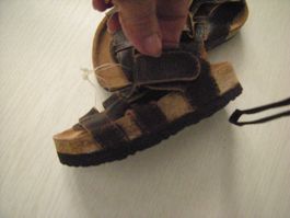 Echt Leder BABY Sandalen Sandaletten Gr. 21 NEU braun