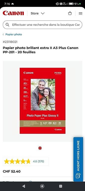 Canon Drucker: Canon PIXMA iP8750 neuve – Neu und originalverpackt aus Neuchâtel von caromaon 3