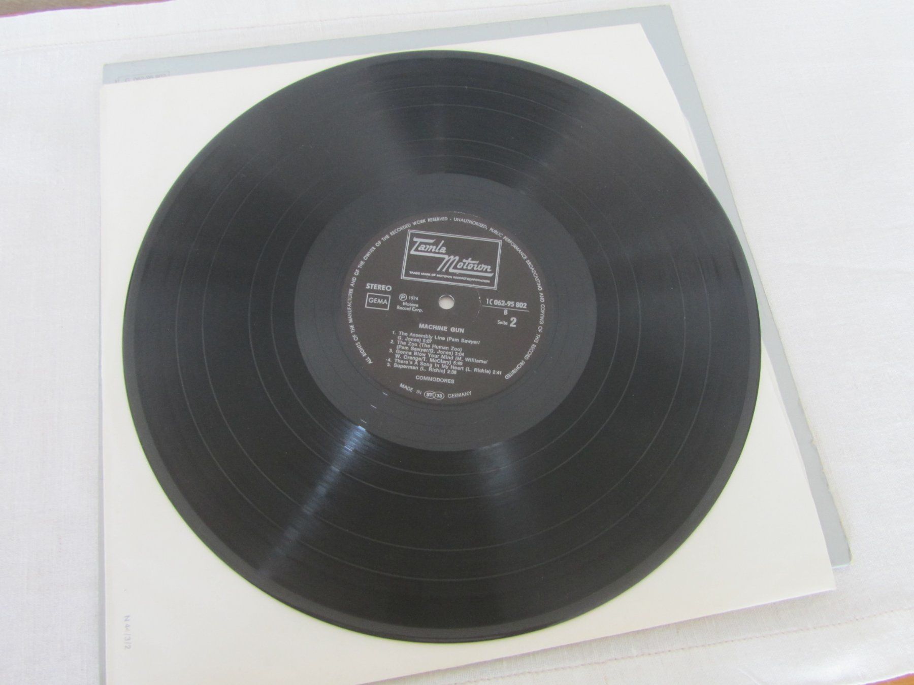 Schallplatten: COMMODORES:    Machine Gun – Gebraucht aus Seengen von mikelele 2