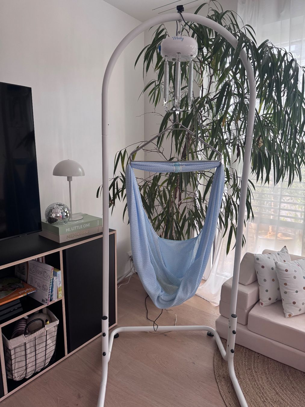 Swing2sleep Sdraiette & Sdraiette a dondolo: Federwiege Swing2sleep – Usato da Unterengstringen venduto da eme_p89n