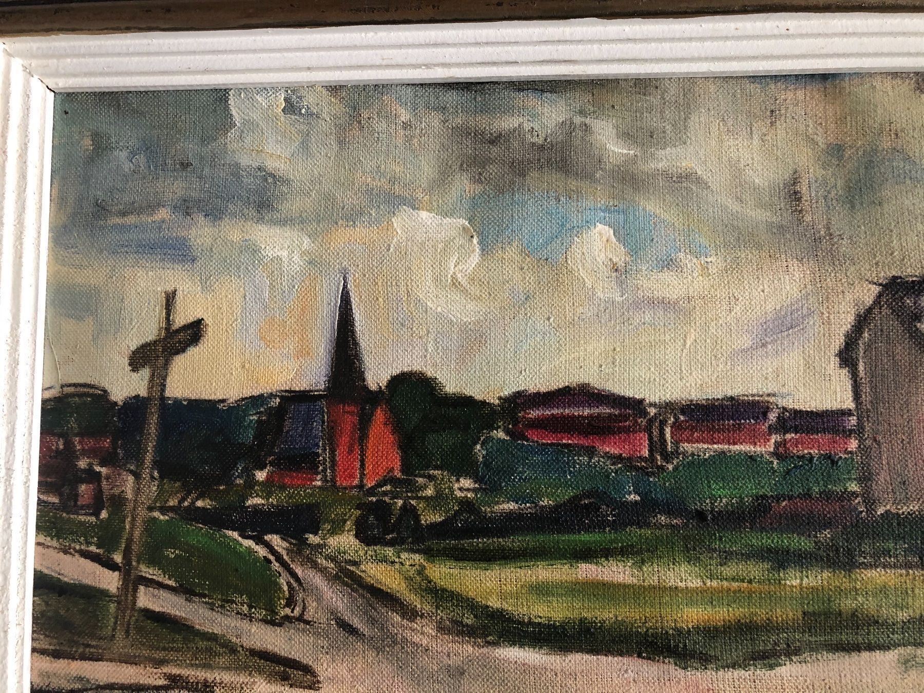 Gemälde: Bild F. Haldi 1971   ORIGINAL – Gebraucht aus Wallisellen von Casanna56 3