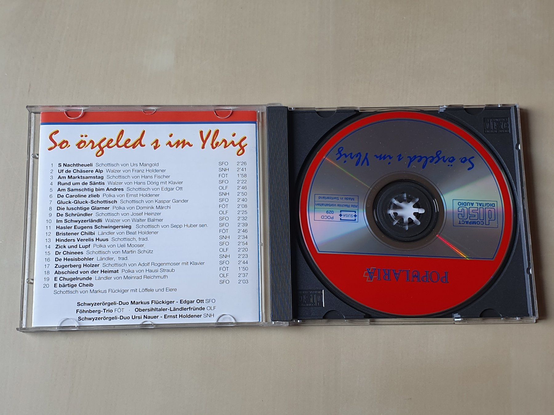 CDs: So örgeled s im Ybrig – D'occasion à Stansstad par collectorsshop 2