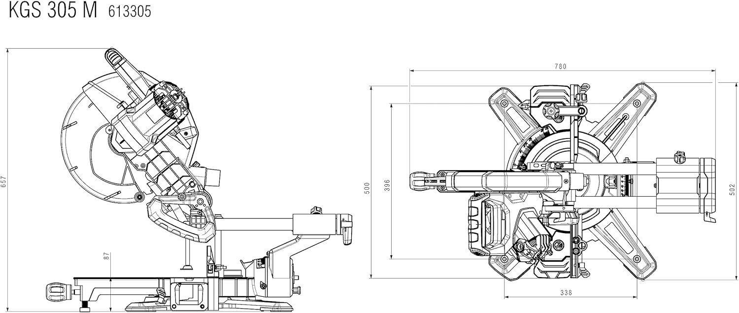 Sägen: Metabo KGS 254 M Kappsäge + 2 Sägeblatt – Neu und originalverpackt aus Bottighofen von zaap 6