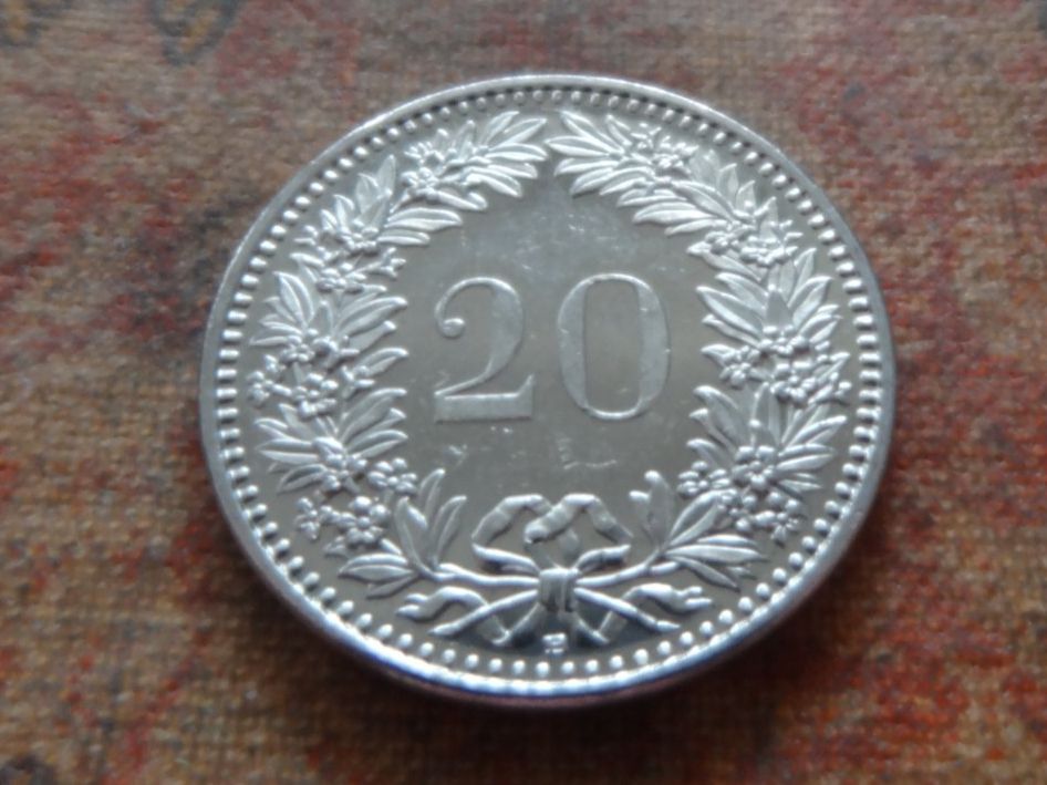 Tutti le monete: 20 Rp. 2015 – Usato da Romanel-sur-Lausanne venduto da Swift13 1