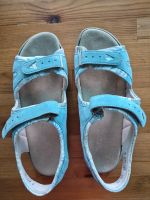 Helvesko Sandalen blau gemustert Grösse 39 guter Zustand