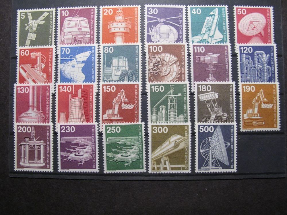 BRD Briefmarken-Set 1975 Industrie Und Technik – Komplett Postfrisch ** MNH