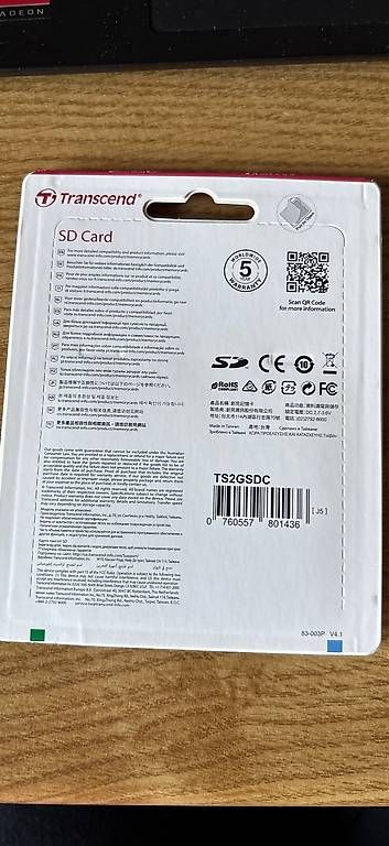 Speicherkarten: SD-Speicherkarte – Neu und originalverpackt aus Salvenach von Haeseli59 1