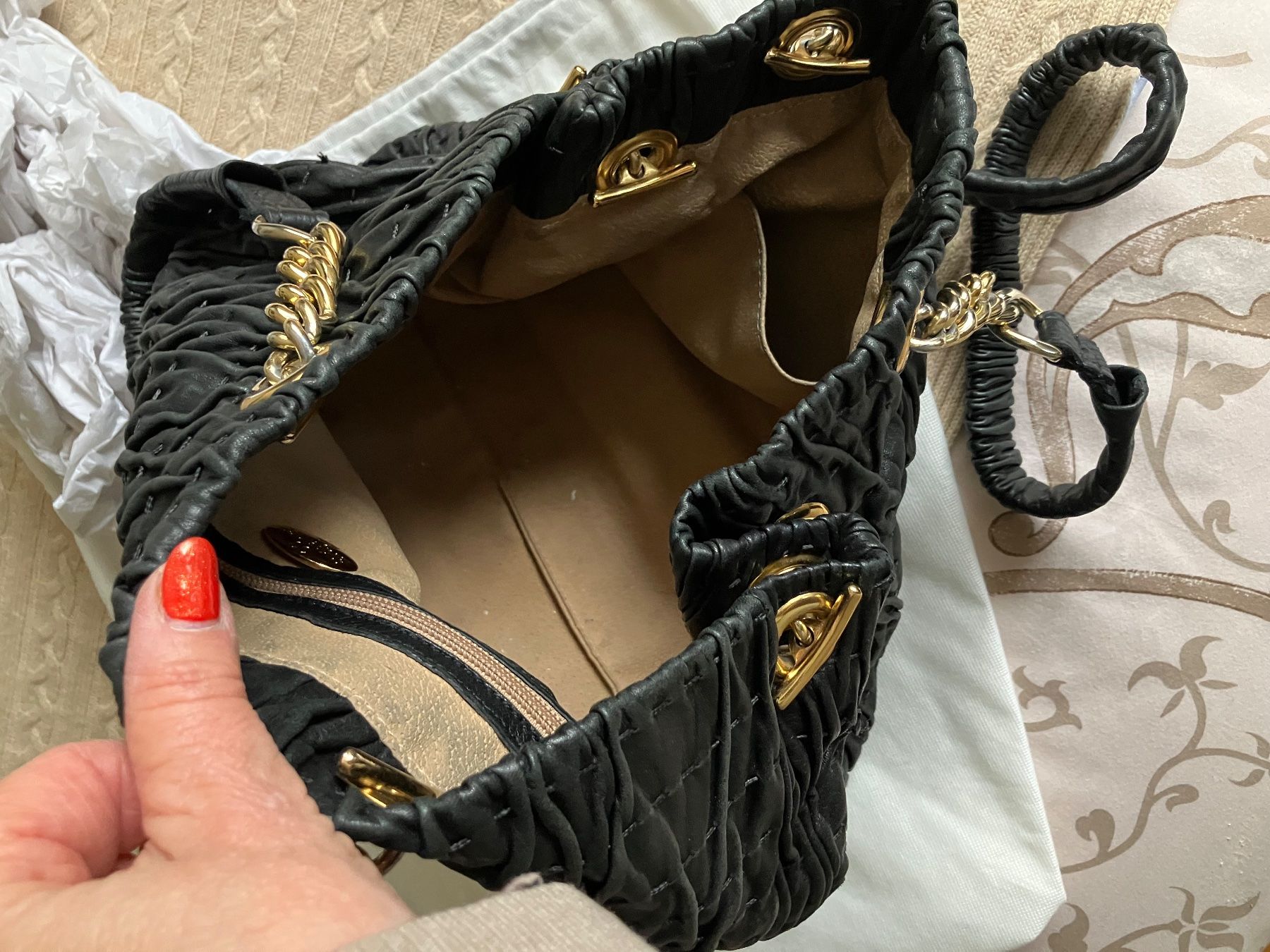 Borse da donna: Borsa in pelle nera Elegance-Paris – Usato da Rancate venduto da FiorAngela011 6