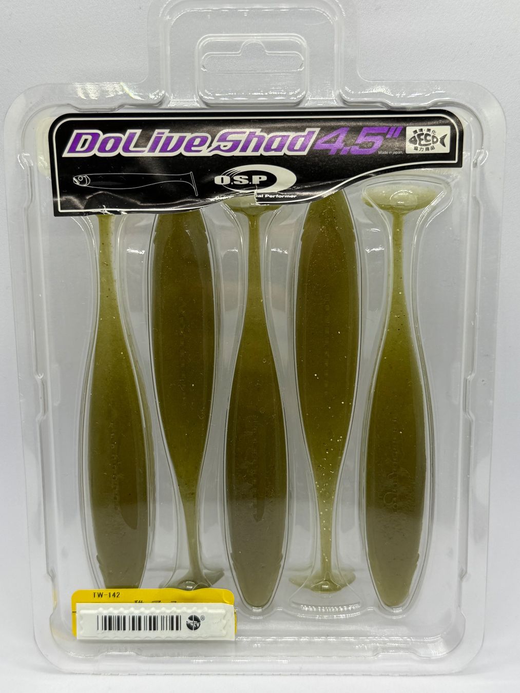 Esche: OSP Dolive Shad 4.5" - Japan, Gummiköder – Usato da Widnau venduto da Fishingtackle_Oggy