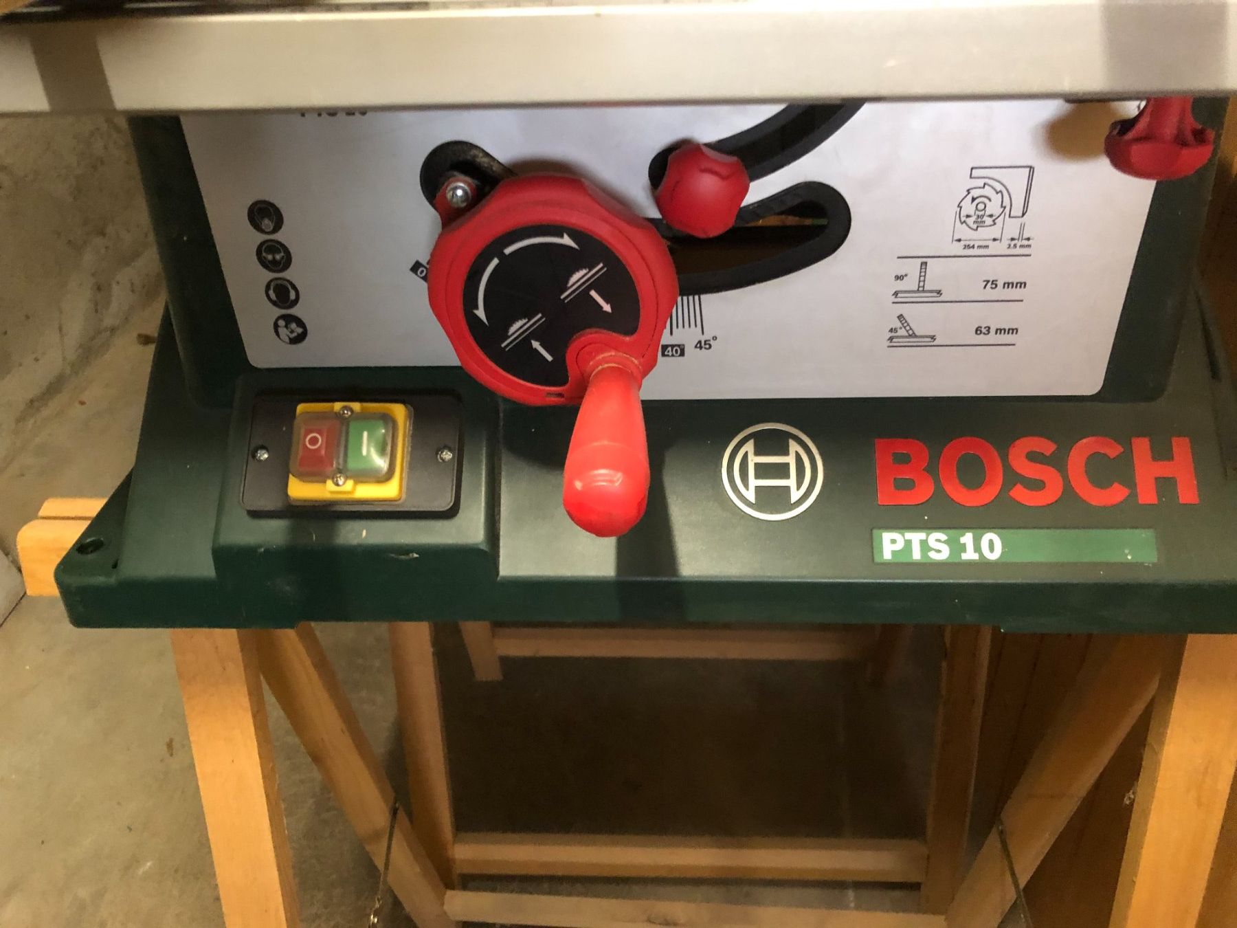 Bosch Seghe: Bosch Tischkreissäge PTS 10 – Usato da Füllinsdorf venduto da Kater46 1