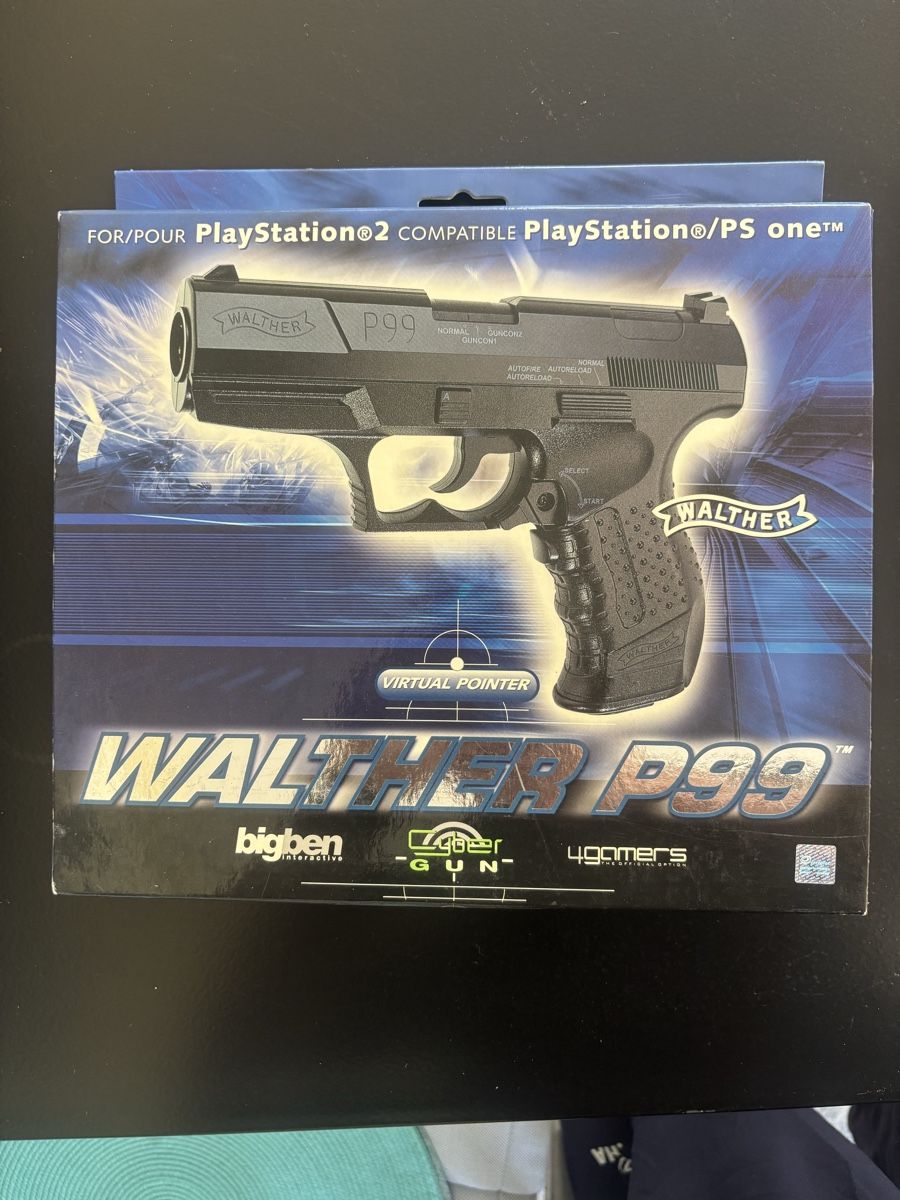 Manettes: Walther P99 LightGun Controller PlayStation 2/PS One Neu – Neuf avec emballage d'origine à Volketswil par 1970rog