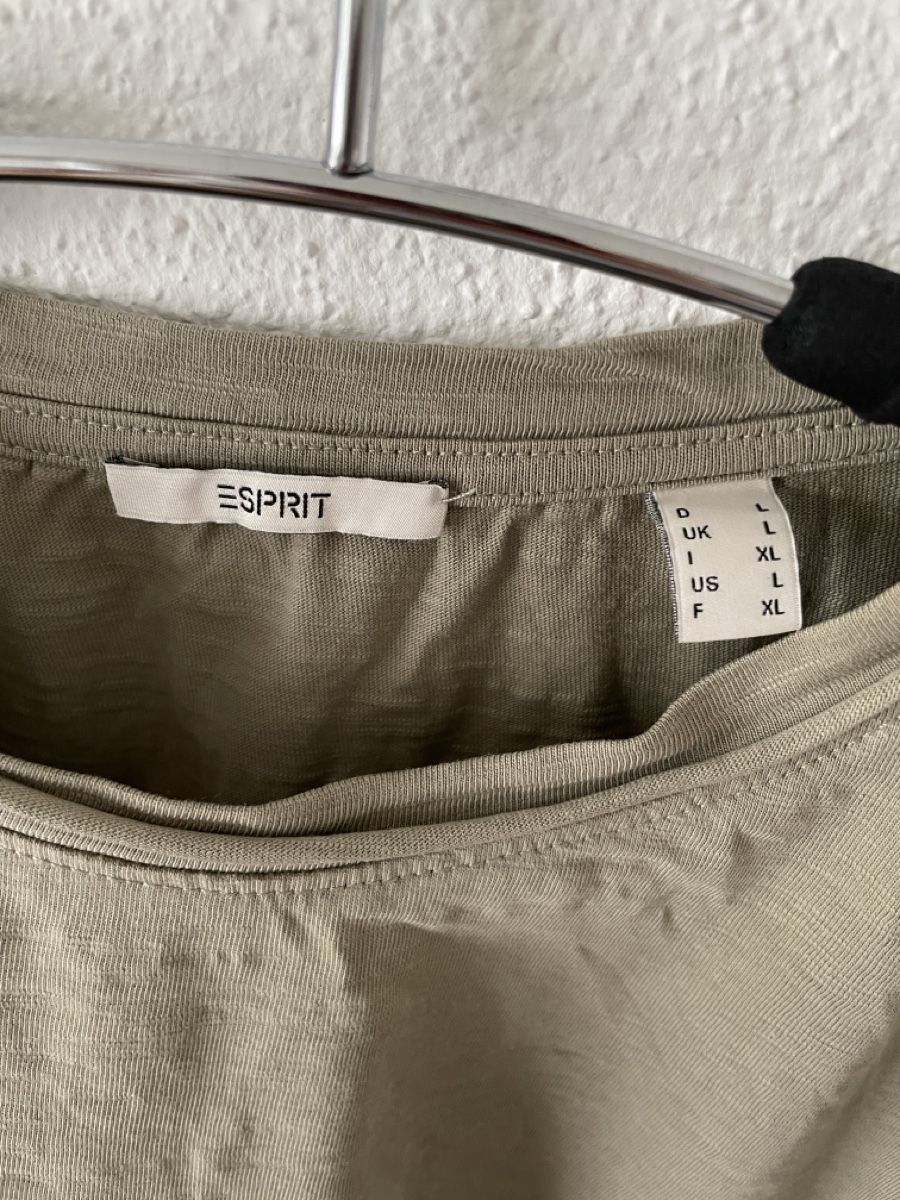 Esprit Pullover & Sweatshirts: Esprit Shirt, Khaki, Gr. L, Baumwolle – Neu (gemäss Beschreibung) aus Neuenkirch von balani 2