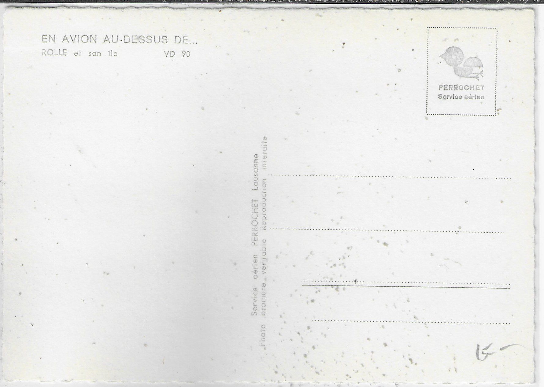 Cartoline postali: En Avion au-dessus de Rolle – Usato da Ettingen venduto da Kartenplanet 1