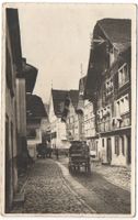 ANDERMATT Strasse mit Fuhrwerk Hotel 3 Königen & Post